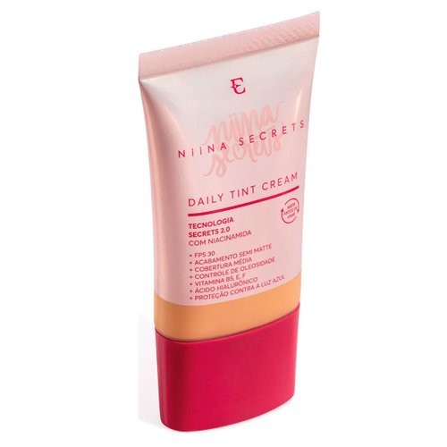 Eudora Niina Secrets Daily Tint Cream Base Líquida Matte Cor 13 25ml