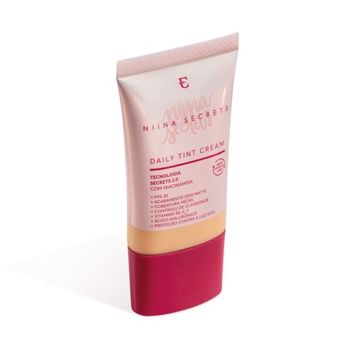 Eudora Niina Secrets Daily Tint Cream Base Líquida Matte Cor 05 25ml