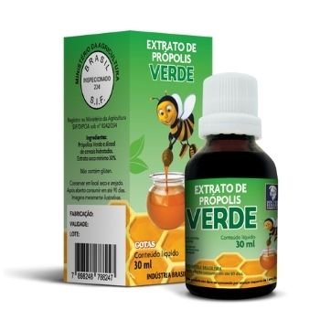 Extrato de Própolis Verde Gotas com 30ml