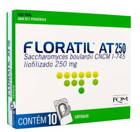 Floratil Probiótico At 250mg 10 Cápsulas