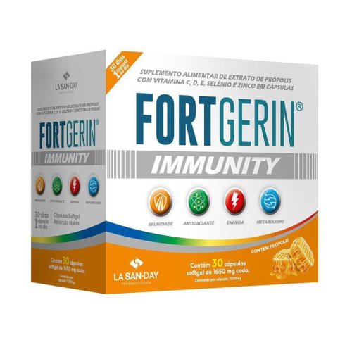 La San Day Fort Gerin Immunity Soft Gel Com 30 Capsulas