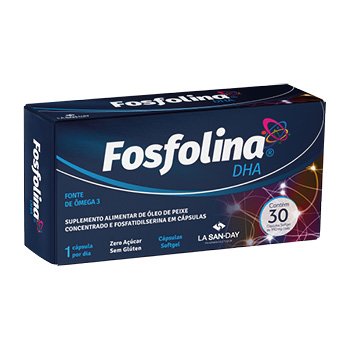 La San Day Fosfolina Soft Gel Com 30 Capsulas