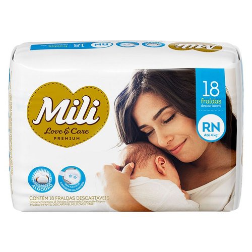 Mili Fralda Love e Care RN 18UN