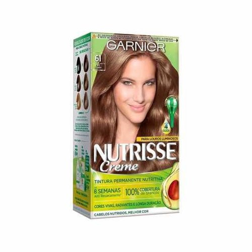 Garnier Nutrisse Creme Louro Cinza Escuro 61
