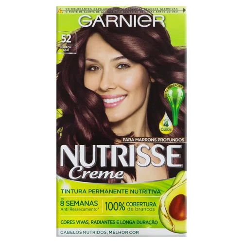 Garnier Nutrisse Creme Marrom Açai 52