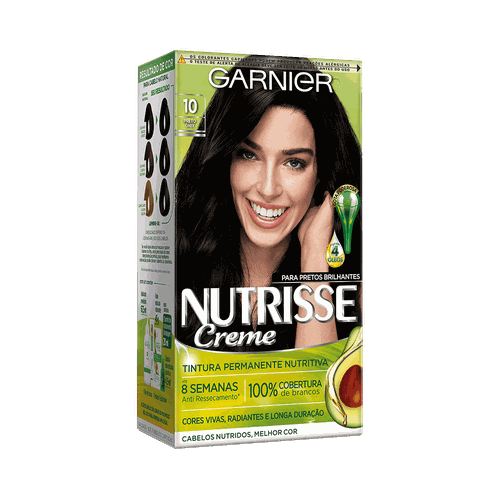 Garnier Nutrisse Creme Preto Onix 10