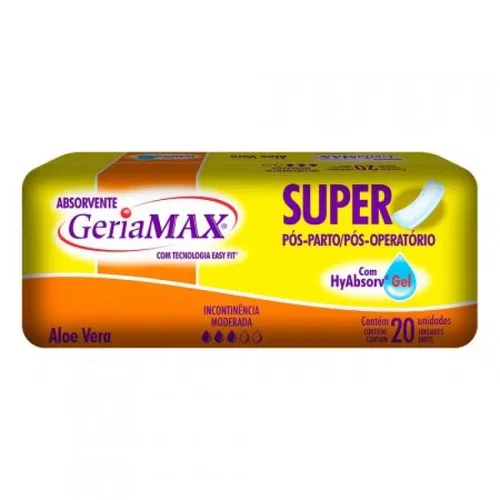 Gerimax Absorvente Pós Parto e Pós Operatório com 20un