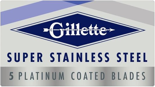 Gillette Lâmina Barbear Blue Platinum com 5un