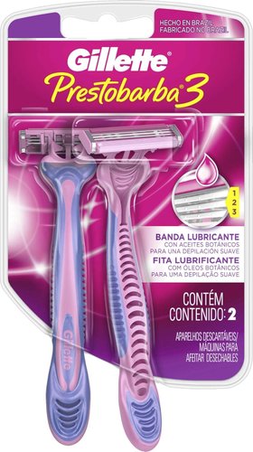 Gillette Prestobarba 3 Feminino com 2un