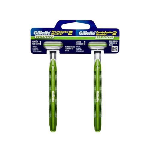 Gillette Prestobarba Ultragrip 2 Sensitive 2un
