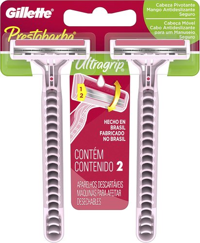 Gillette Prestobarba Ultragrip 2un