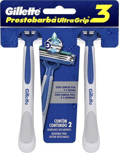 Gillette Prestobarba Ultragrip 3 com 2un
