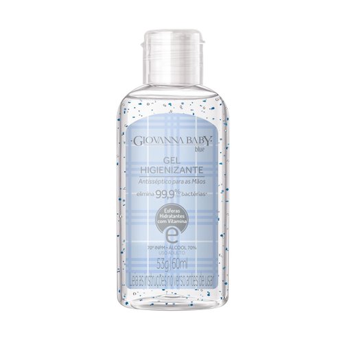 Giovanna Baby Álcool em Gel Higienizante Blue 60ml 70 GL  70 INPM