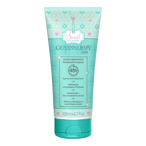 Giovanna Baby Loção Hidratante Desodorante Candy 200ml