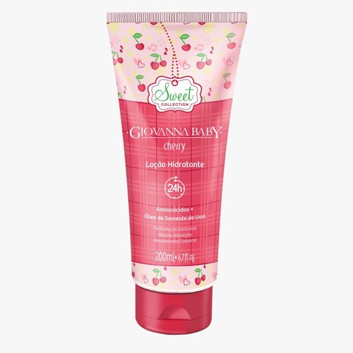 Giovanna Baby Loção Hidratante Desodorante Cherry 200ml