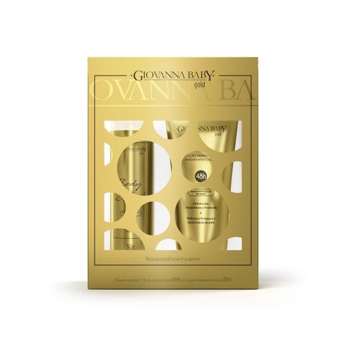 Giovanna Baby Kit Body + Loção Gold