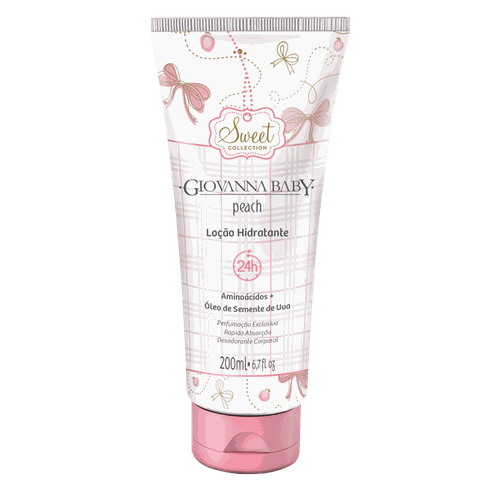 Giovanna Baby Loção Hidratante Desodorante Peach 200ml
