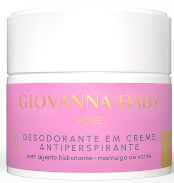 Giovanna Baby Desodorante Creme Antiperspirante Rose 50g