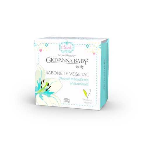 Giovanna Baby Sabonete em Barra Vegetal Candy 90G