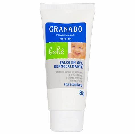 Granado Talco em Gel Dermocalmante Bebê Peles Sensíveis 80G