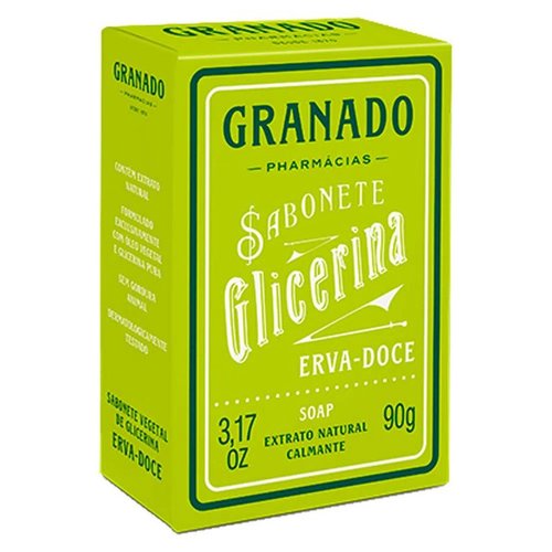 Granado Sabonete em Barra de Glicerina Erva-doce 90g