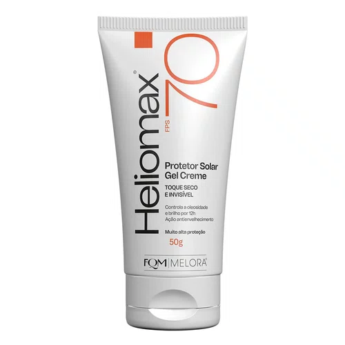 Heliomax Protetor Solar Facial Gel Creme FPS 70 com 50g