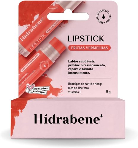 Hidrabene Lipstick Frutas Vermelhas 5g