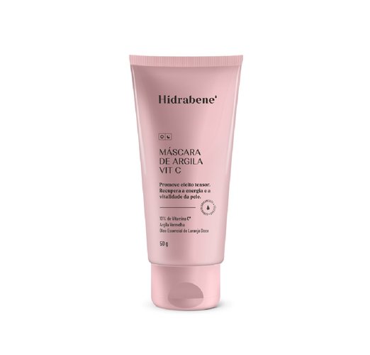 Hidrabene Mascara De Argila Viamina C 10% 50g