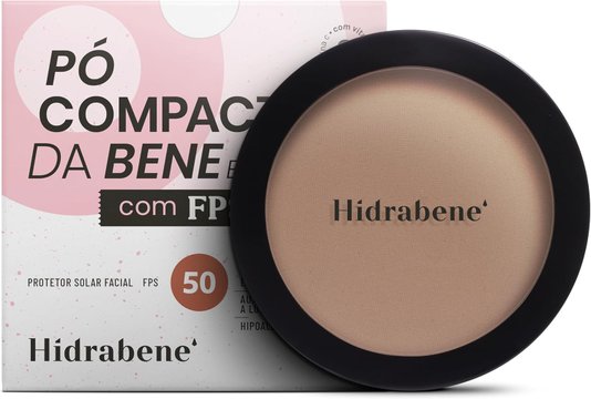 Hidrabene Protetor Solar FPS50 Escuro em Pó 10g