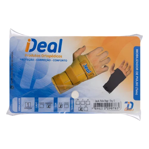 Ideal Imobilizador De Pulso Esquerda Bege G