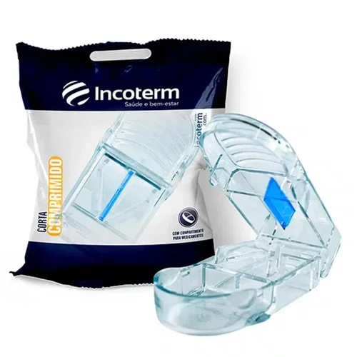 Incoterm Cortador De Comprimidos Transparente
