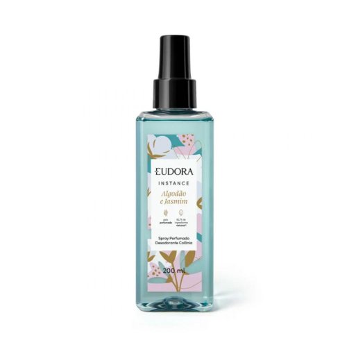 Eudora Instance Spray Perfumado Algodão e Jasmin 200ml