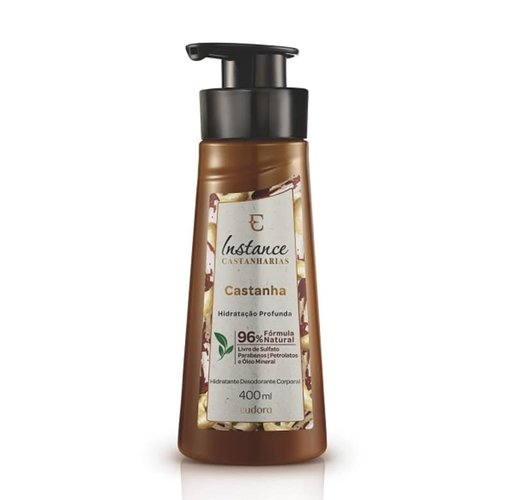 Instance Loção Hidratante Desodorante Corporal Castanharias Castanha 400ml