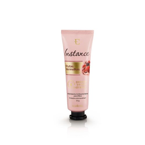 Instance Creme Hidratante de Mãos Antibacteriano Frutas Vermelhas 30g