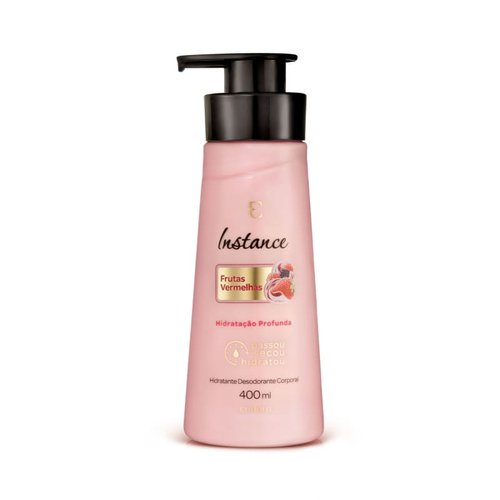 Instance Hidratante Corporal Frutas Vermelhas 400ml