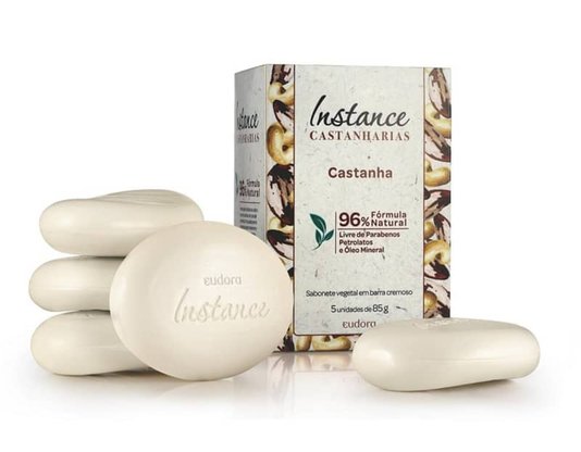 Instance Sabonete em Barra Castanharias Castanha 5x85g