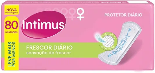 Intimus Absorvente Proteção Diária Frescor 80un