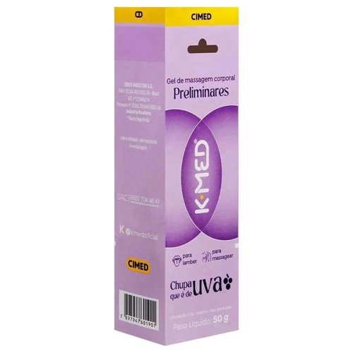 K-med Preliminares Chupa Que É De Uva Gel De Massagem 50g