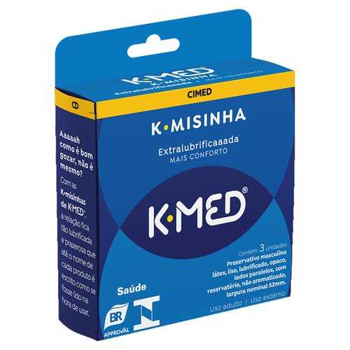 K-med Preservativo K-misinha Tradicional com 3un
