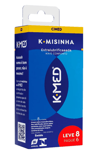 K-med Preservativo K-misinha Tradicional com 8un
