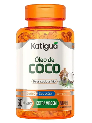 Katiguá Óleo de Coco com 60 Cápsulas
