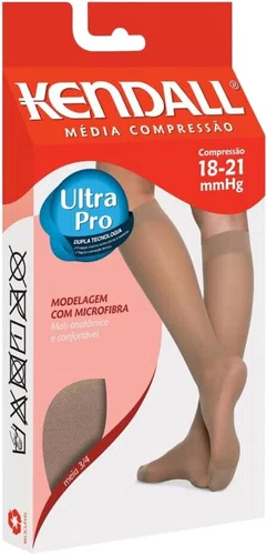 Kendall Meia Compressão 3/4 Mel Tamanho G