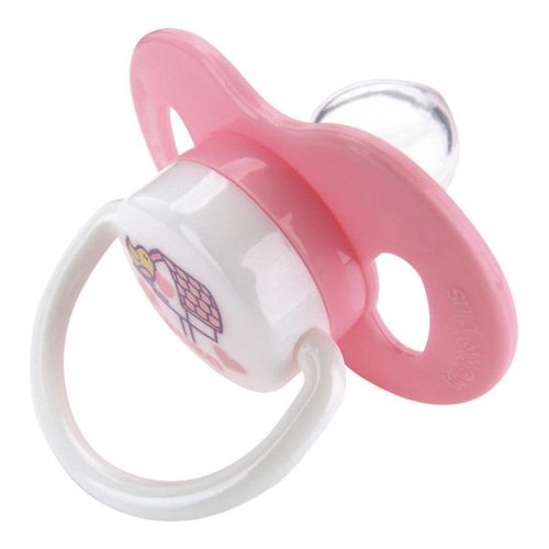 Kuka Chupeta Plus Silicone 1 Recem Nascido Rosa 2367