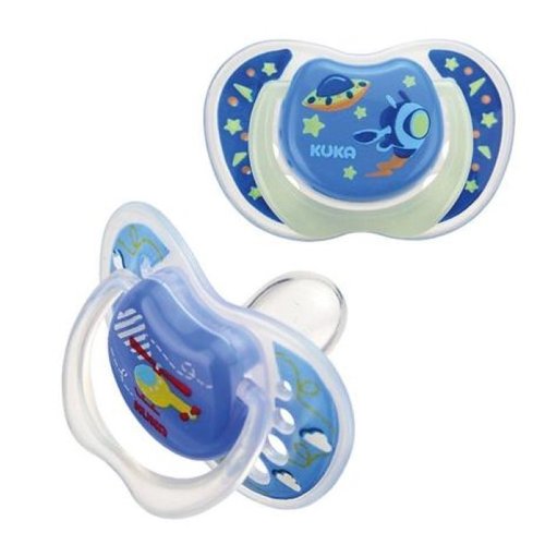 Kuka  Chupeta Lumina Night & Day N1 Com 2 Azul 2091