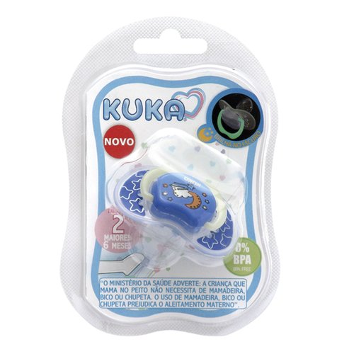 Kuka Chupeta Lumina Ortodôntica N.2 Azul 2086