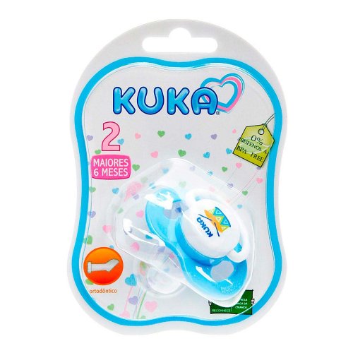 Kuka Chupeta Ortodôntico +6 Azul 2486