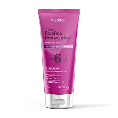 Labotrat Creme Parafina Bronzeadora FP6 Beterraba 90g