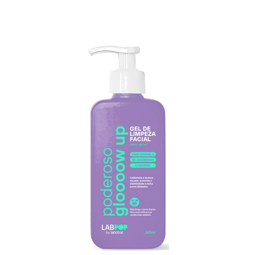 Labotrat Pop Gel Limpeza Facial Poderoso Glow Up 240ml
