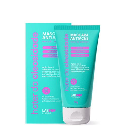 Labotrat Pop Máscara Antiacne Hater da Oleosidade 70g