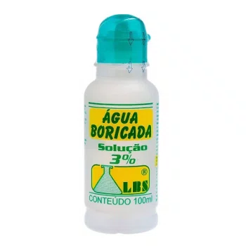 LBS Água Boricada 3% Solução Gotas com 100ml